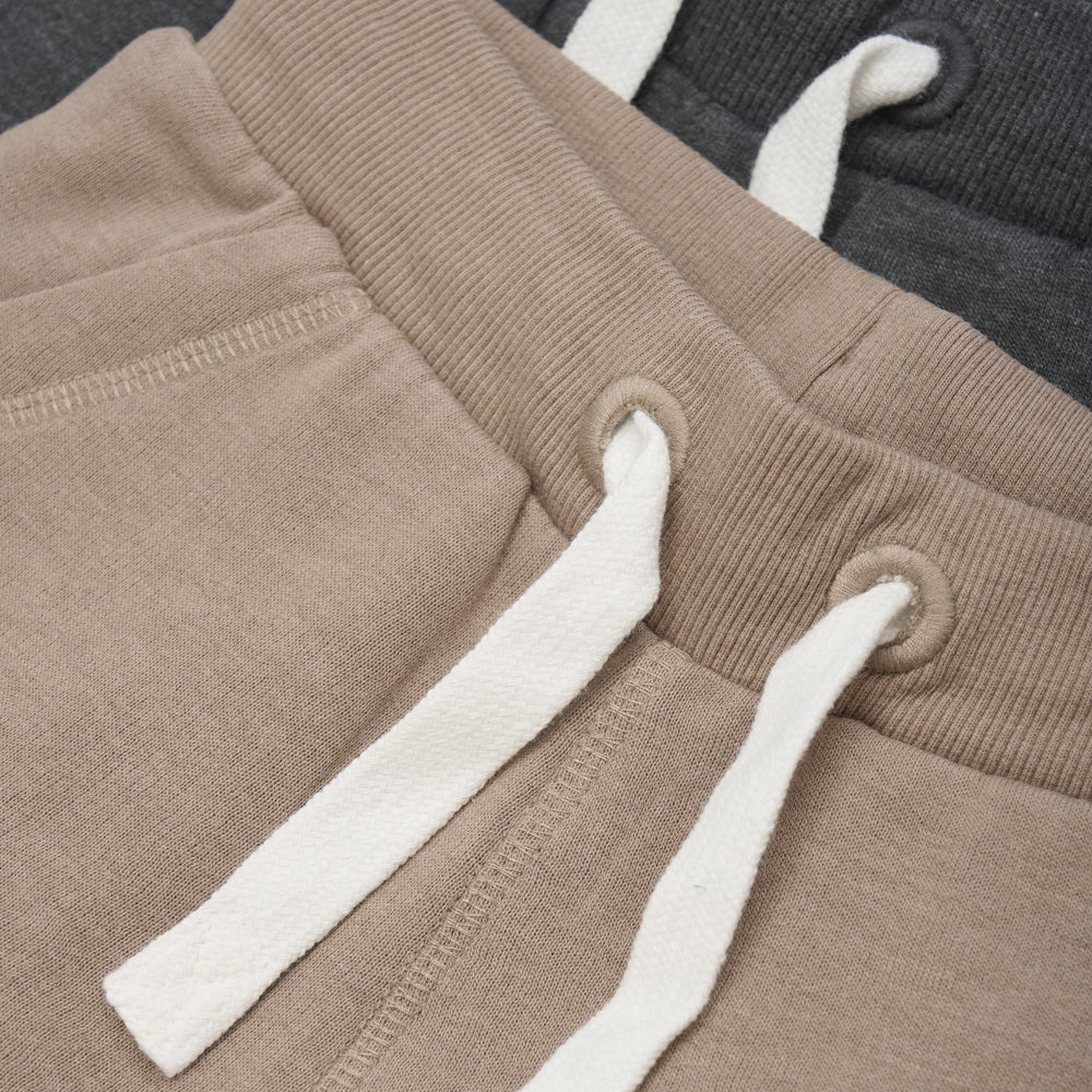 Køb Minymo Fossil Basic 53 Sweat Shorts 2-pack