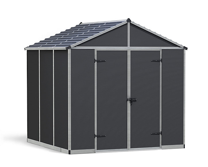 Abri de jardin Rubicon Canopia 229x229 cm Aluminium et Polycarbonate