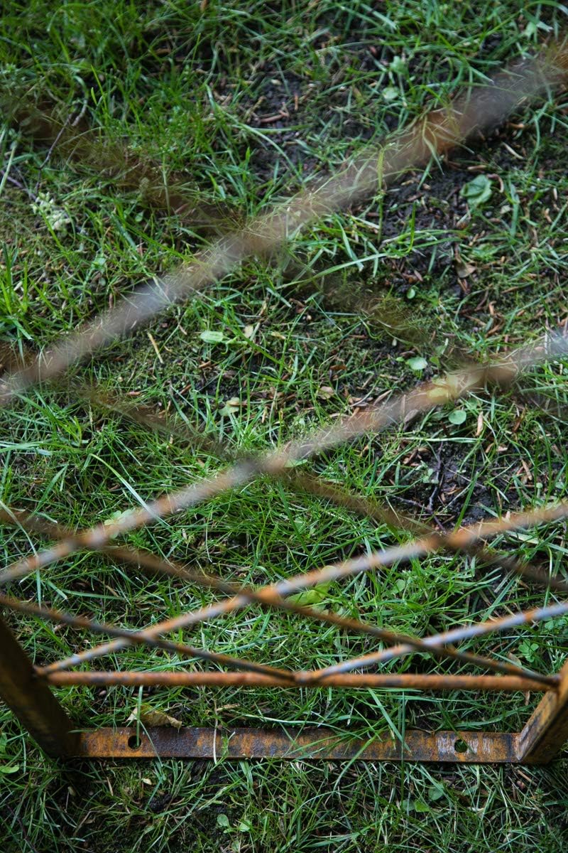 KUHEIGA Rostiger Rosenbogen Metall, B:150cm / H:230cm,/ Tiefe 34cm Rankbogen Rost, Metall-Bogen