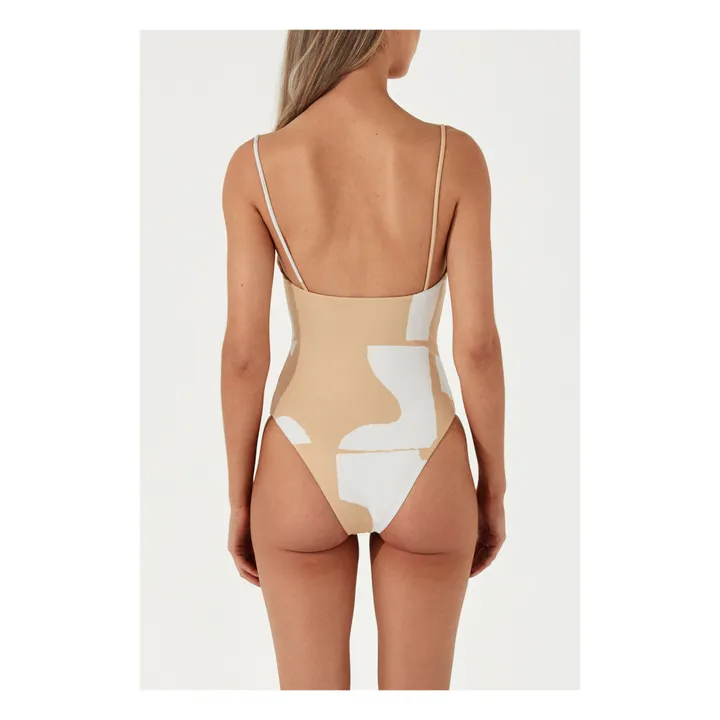 Zulu & Zephyr Maillot 1 Pièce Terrazzo | Beige