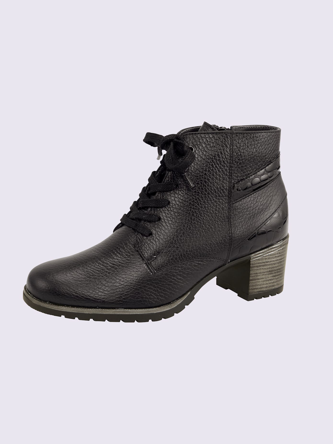 Bottines à lacets fabriqué au portugal