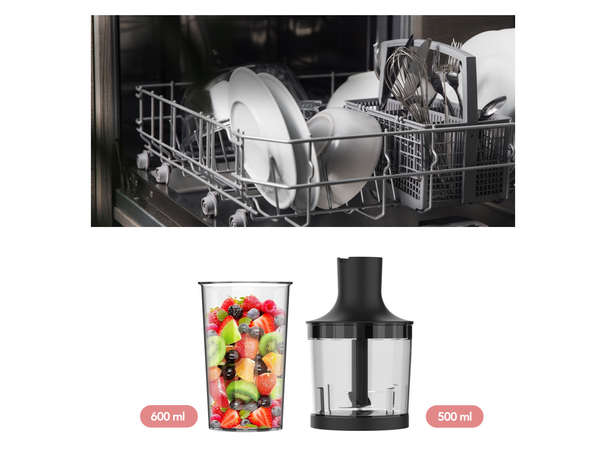 Aviro 6-in-1 staafmixer set - 1000 watt