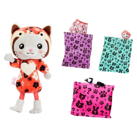 Barbie Cutie Reveal Chelsea Costume Cuties Series - Kitty Red Panda