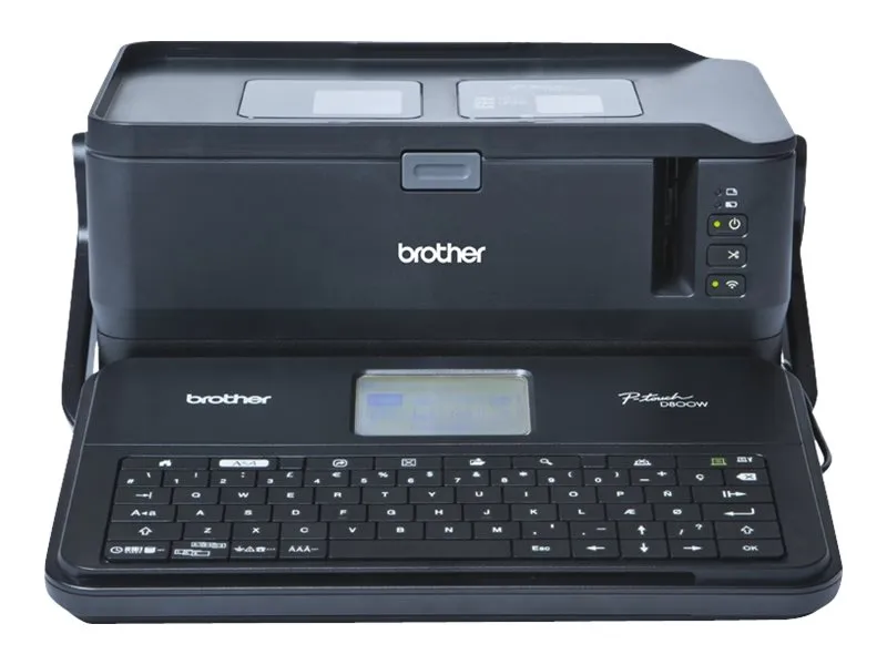 Brother PT-D800W - Etiketprinter - termo transfer - Rulle (3,6 cm) - 720 x 360 dpi - op til 60 mm/sek. - USB 2.0, Wi-Fi(n)