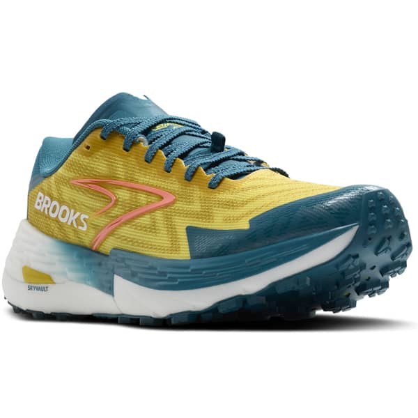 Chaussure trail BROOKS CATAMOUNT 4 QUINCE/ CELESTIAL/NEO EMBER
