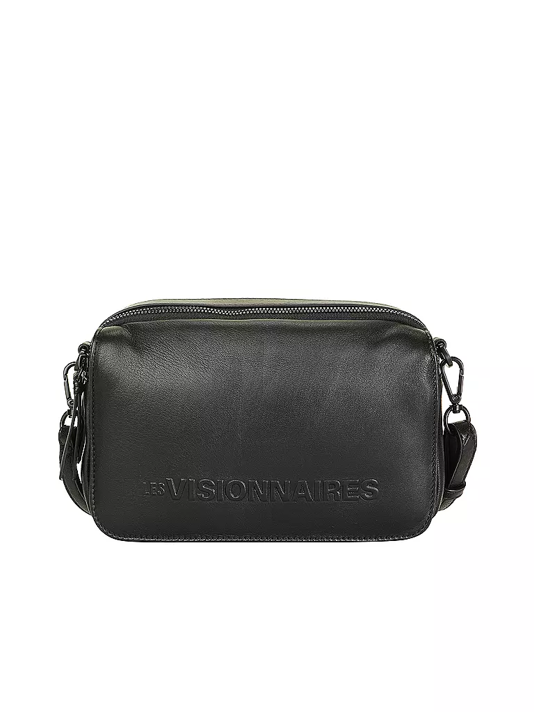 LES VISIONNAIRES Ledertasche - Umhängetasche EMILY SILKY  schwarz
