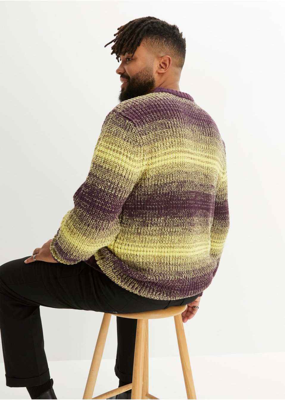 Pull à dégradé de couleur