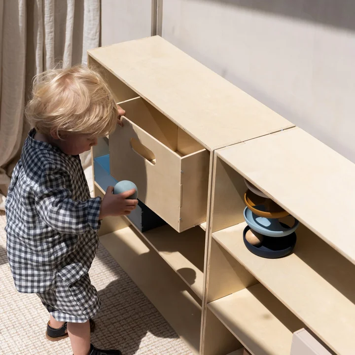 Nofred - Kinderregal, 70 x 73 x 25,5 cm, beige