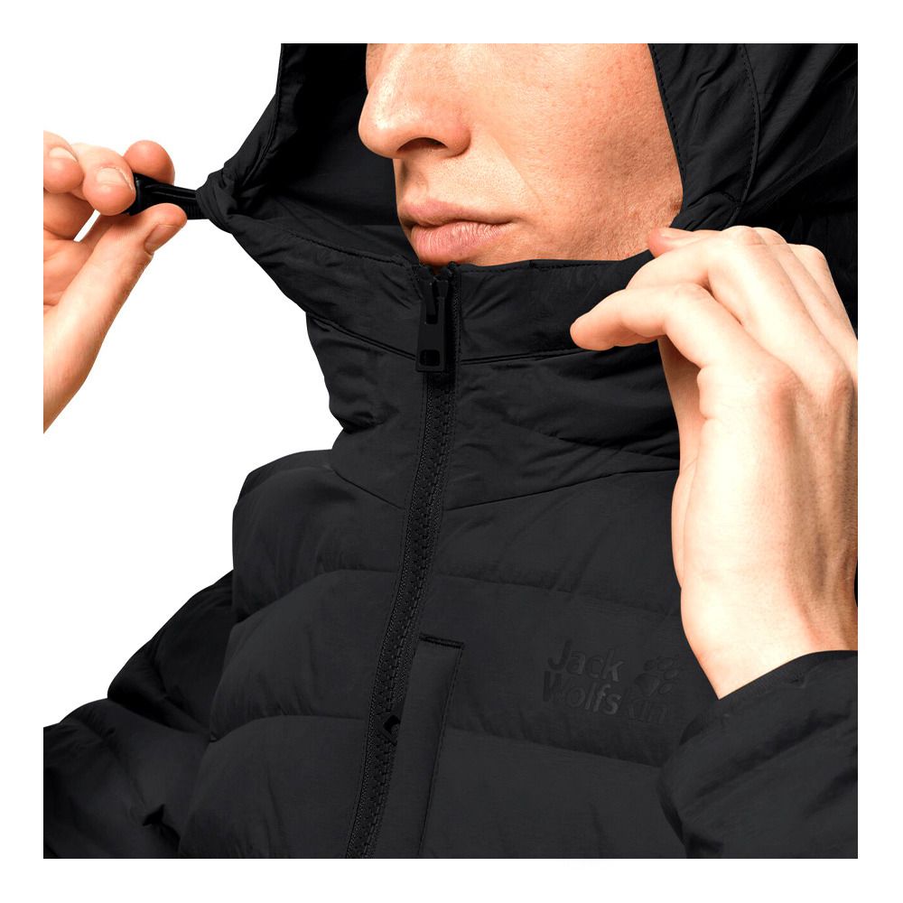 Jack Wolfskin GLOWING MOUNTAIN - Doudoune Homme black