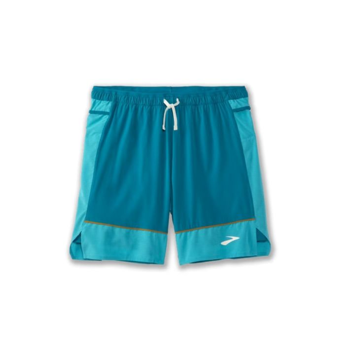 Brooks Herre Shorts High Point 2in1 7 Inch Shorts Blå