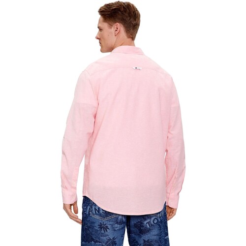 Tommy Jeans - CAMISA LINO HOMBRE BLEND DM0DM18962 Rosa