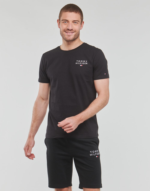 Tommy Hilfiger - CN SS TEE LOGO Negro