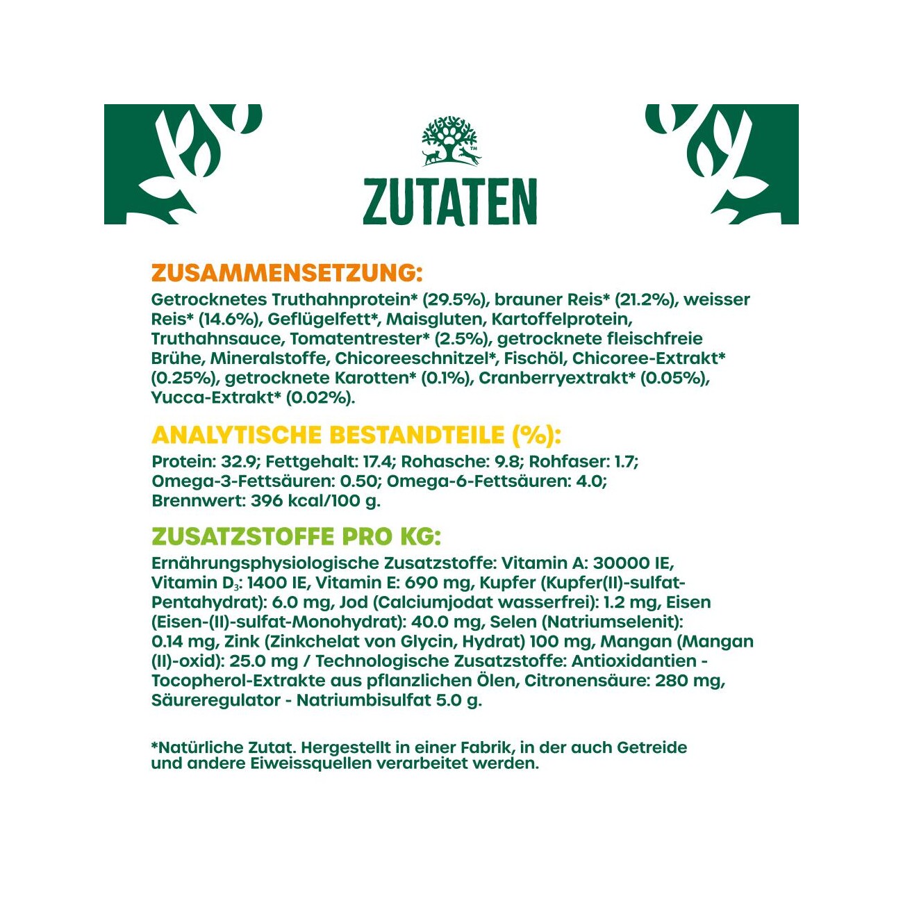 James Wellbeloved Trockenfutter Katze Adult, Truthahn 1,5 kg