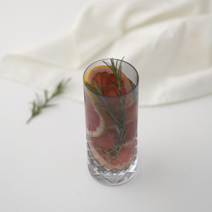 Frederik Bagger Crispy Sapphire Highball - 2 pcs. Lyserød & transparent