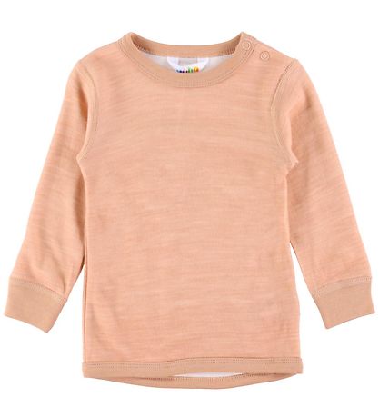 Joha Bluse - Wolle/Bambus - Pfirsich