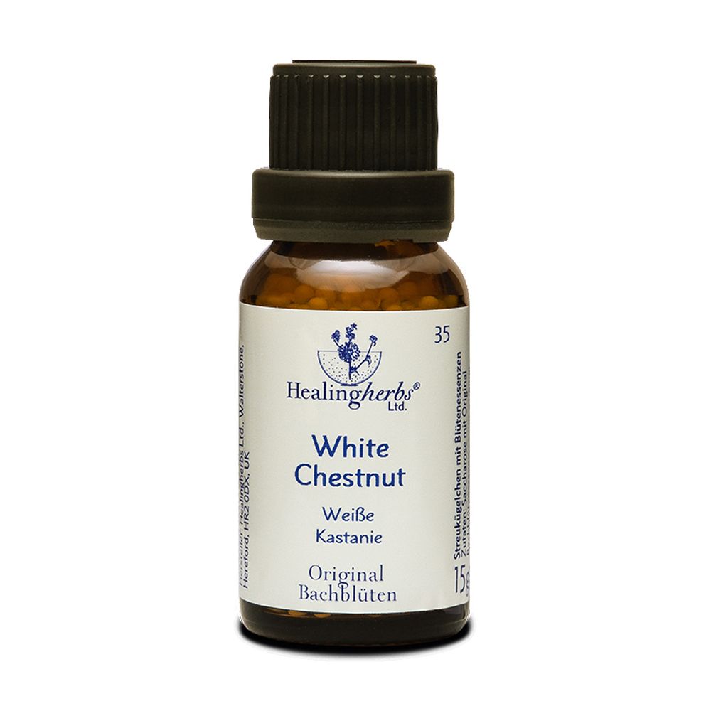 Healing Herbs White Chestnut Original Bachblüten Globuli
