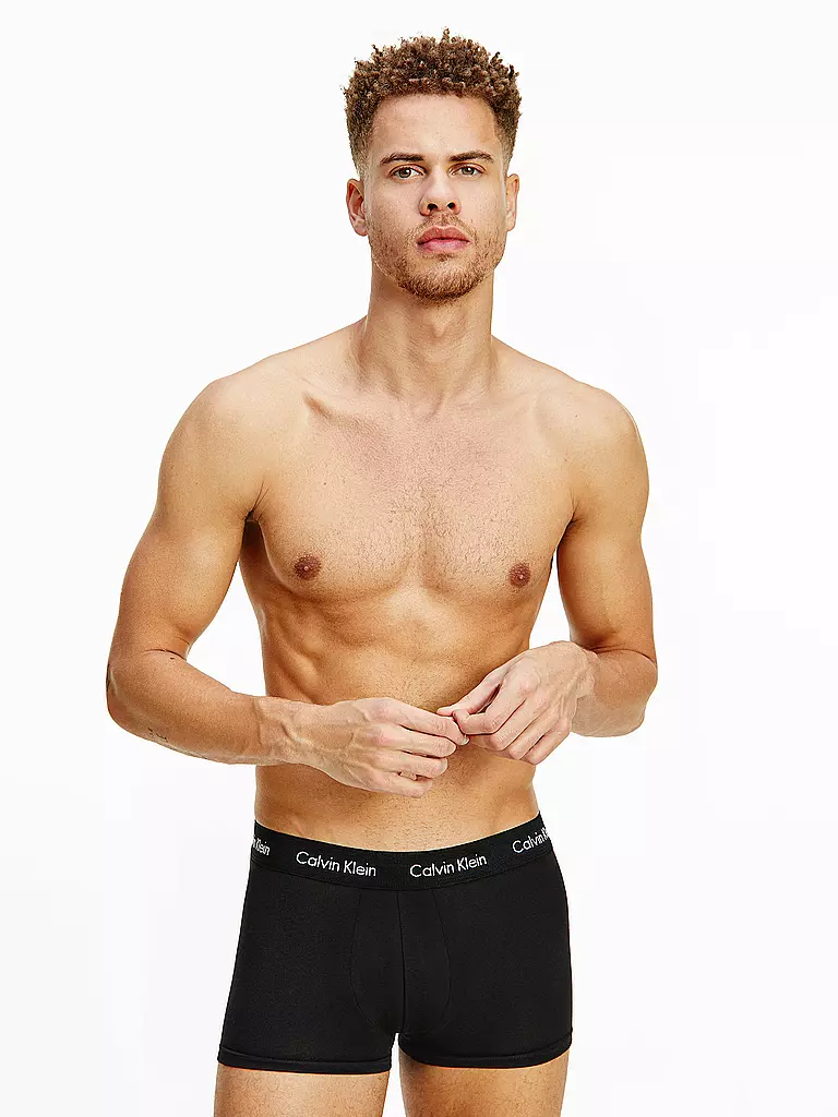 CALVIN KLEIN Pants 3-er Pkg. black schwarz