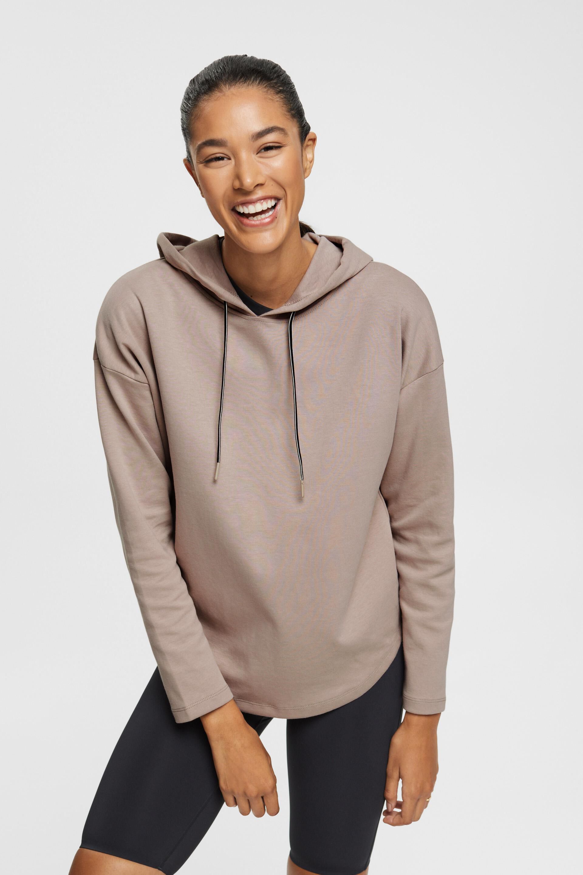 Sweat à capuche au toucher doux, coton biologique mélangé