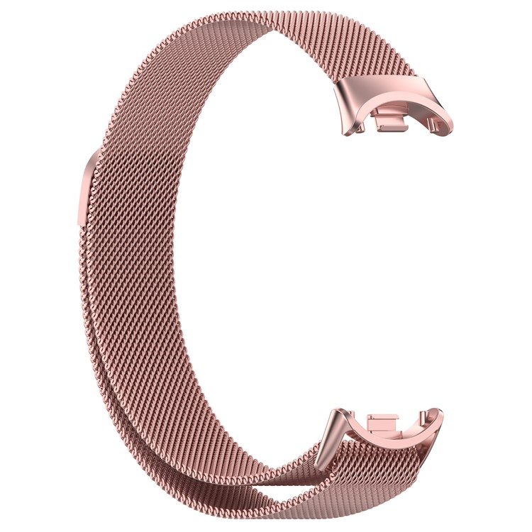 Xiaomi Smart Band 8 / 9 Edelstahl Milanaise Armband mit Magnetverschluss (Gelenkumfang: 160-240mm) - Roségold