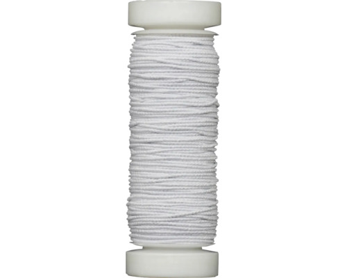 Elastisch naaigaren, wit, 20 m, 0,6 mm