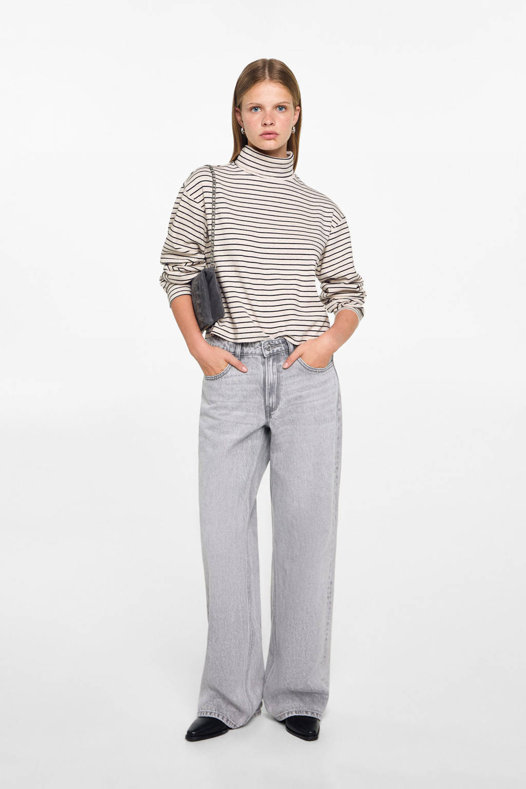 MANGO TEEN gebreide trui beige