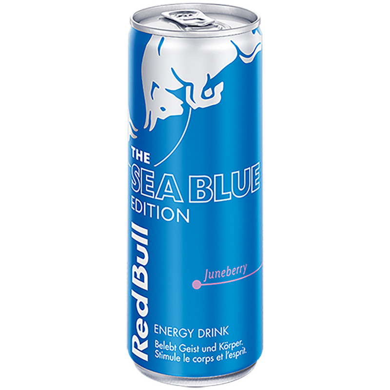Red Bull Energy Drink Sea Blue Edition, 25 cl, 24 Stück