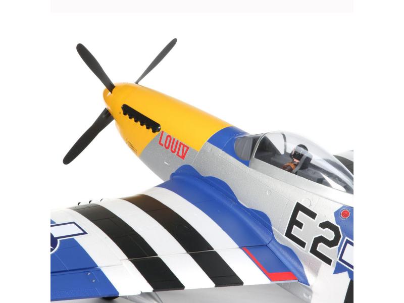 E-flite Flugzeug P-51D Mustang 1500 mm BNF Basic Warbird