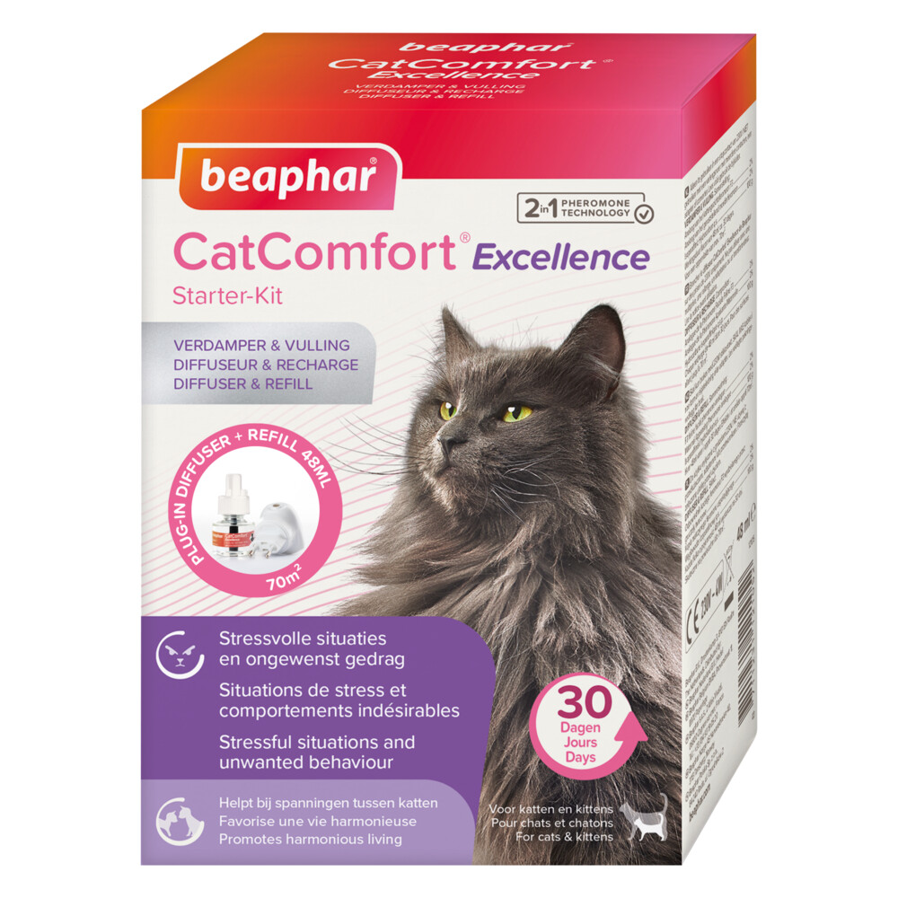 Beaphar CatComfort Excellence Starterskit Verdamper & Navulling48 ml