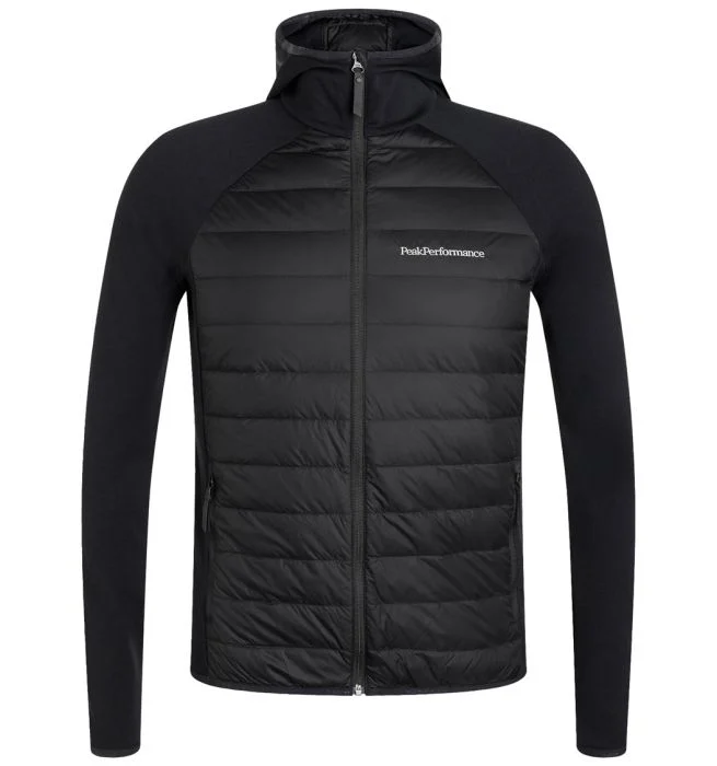 Down Hybrid Hood Jacket Men herrejakke