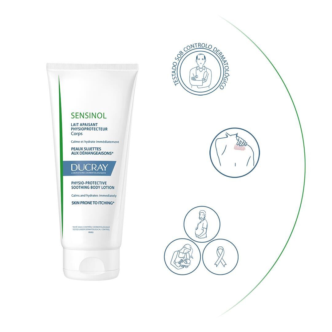 Ducray Sensinol Leite Calmante Fisioprotector 200ml - 200ml