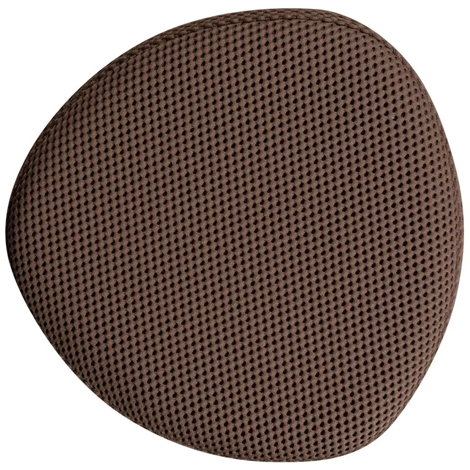 WOOOD Puuk Poef - Mesh - Espresso - 38x40x40
