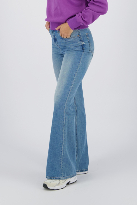 Raizzed blauwe dames jeans