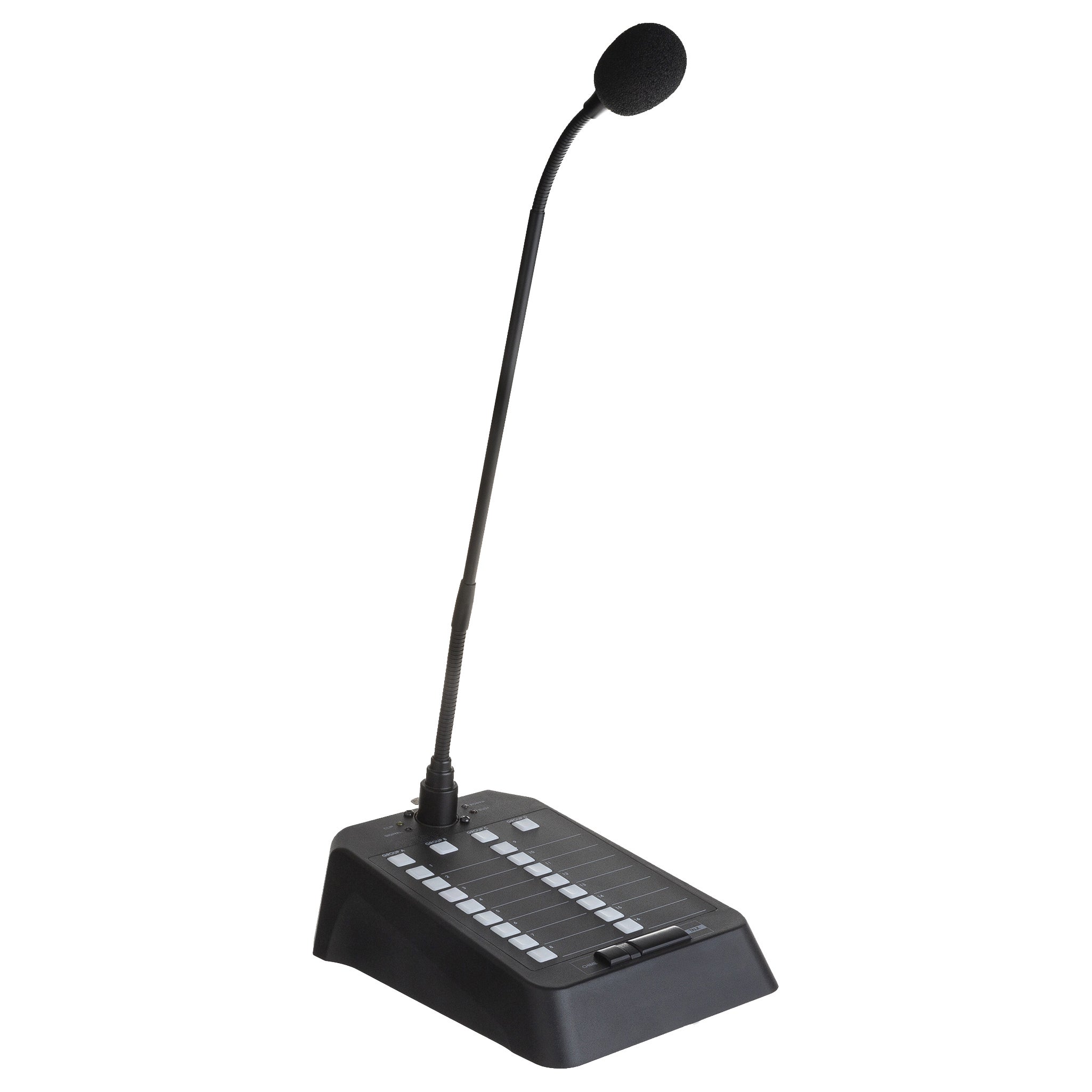 Audiophony MIC-DESK16M omroepmicrofoon - 16 zones - voor PREZONE88