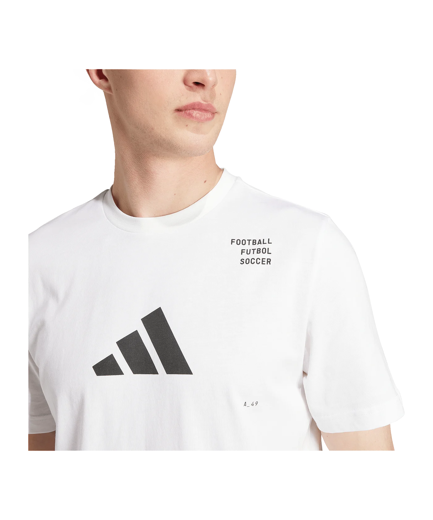 adidas Football Category Logo T-Shirt Weiss
