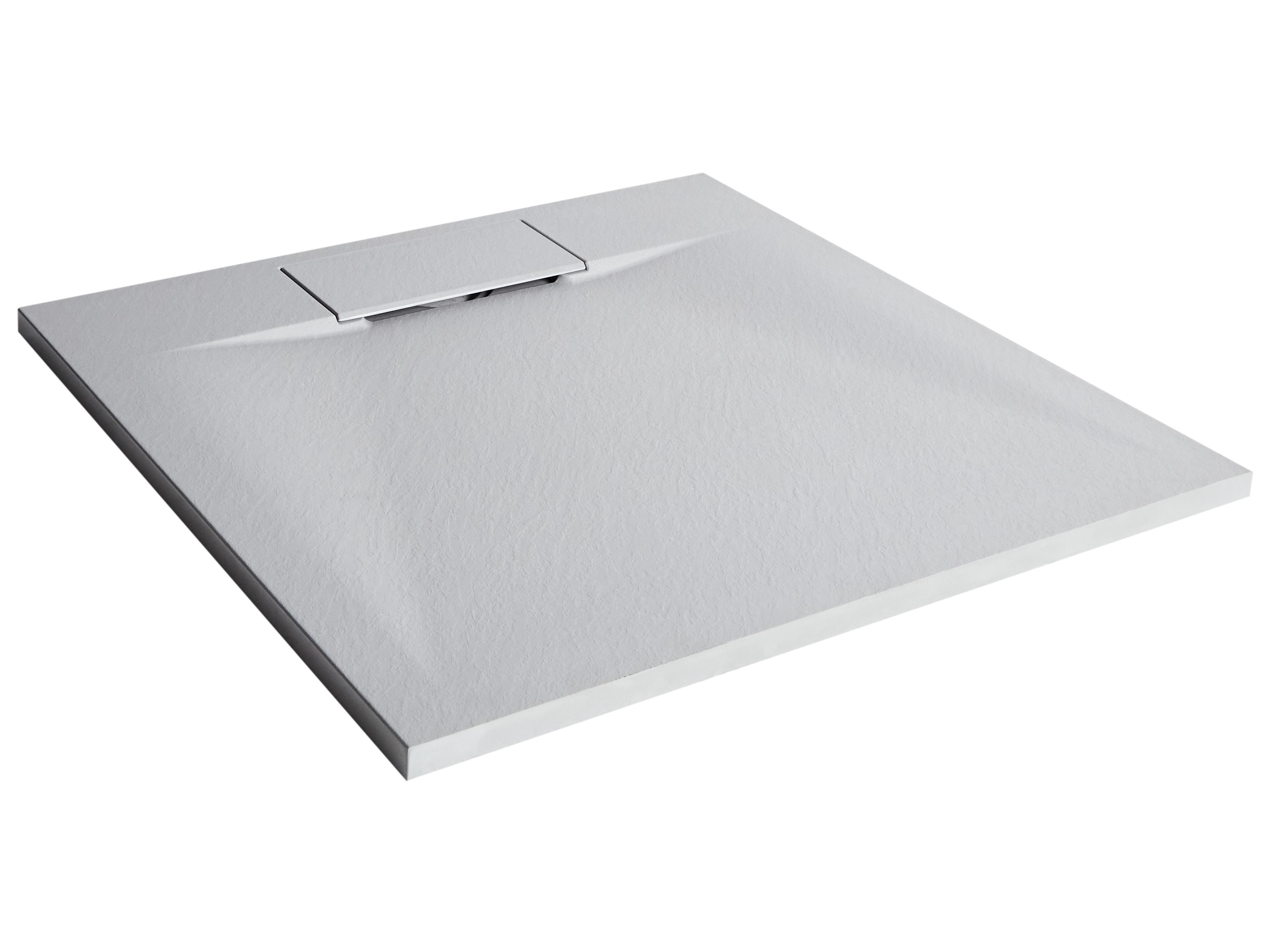 Douchebak AZZURRO 80 x 80 x 3 cm Grijs
