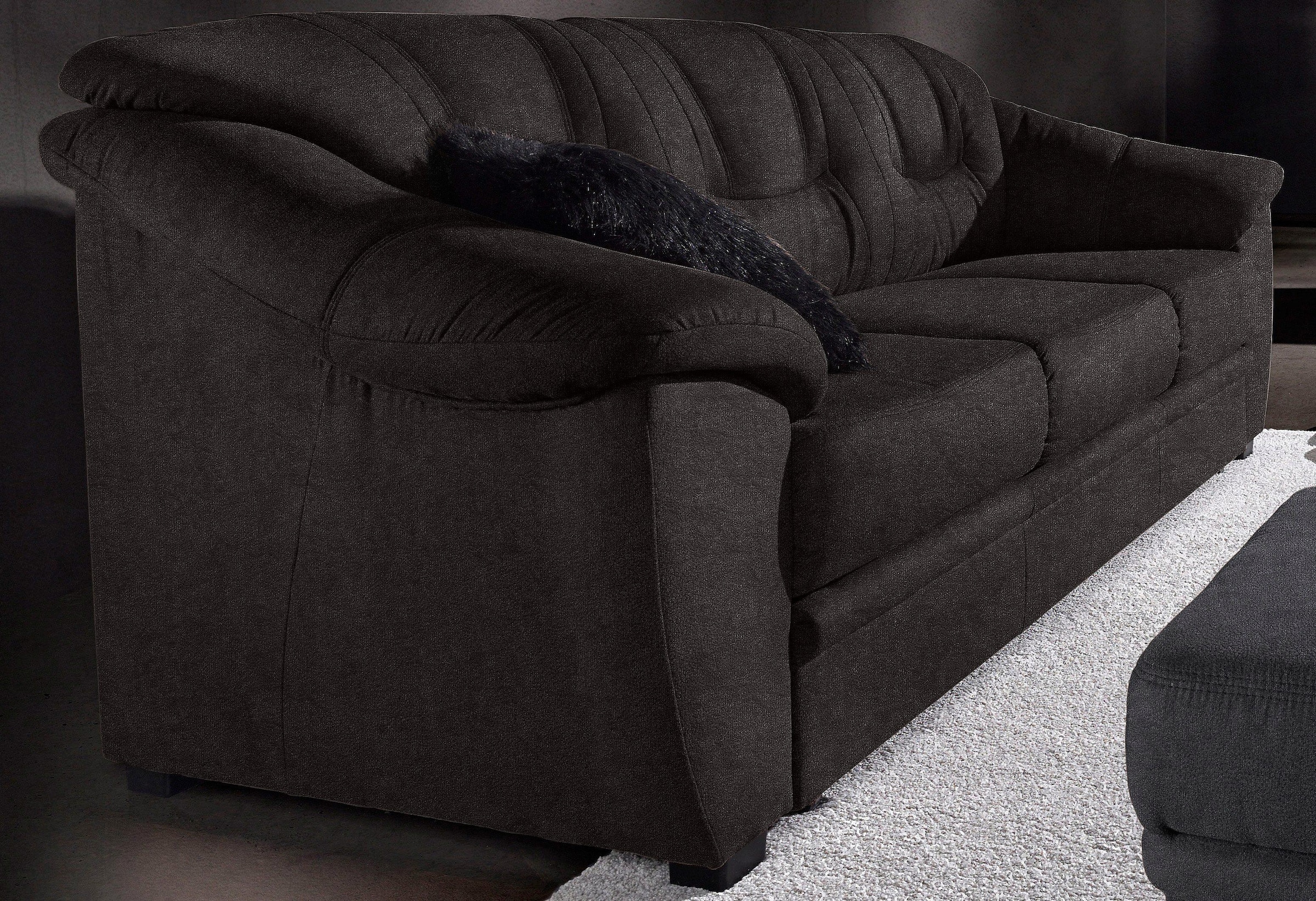 sit&more 3-Sitzer »Safira« inklusive komfortablem Federkern, wahlweise mit Bettfunktion