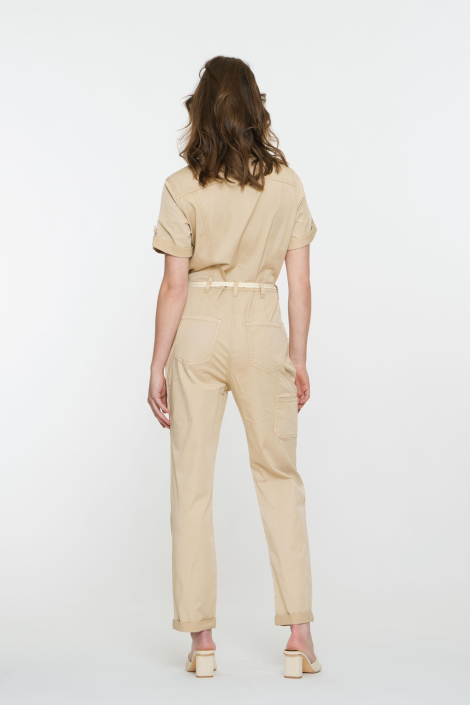 Geisha beige dames jumpsuit