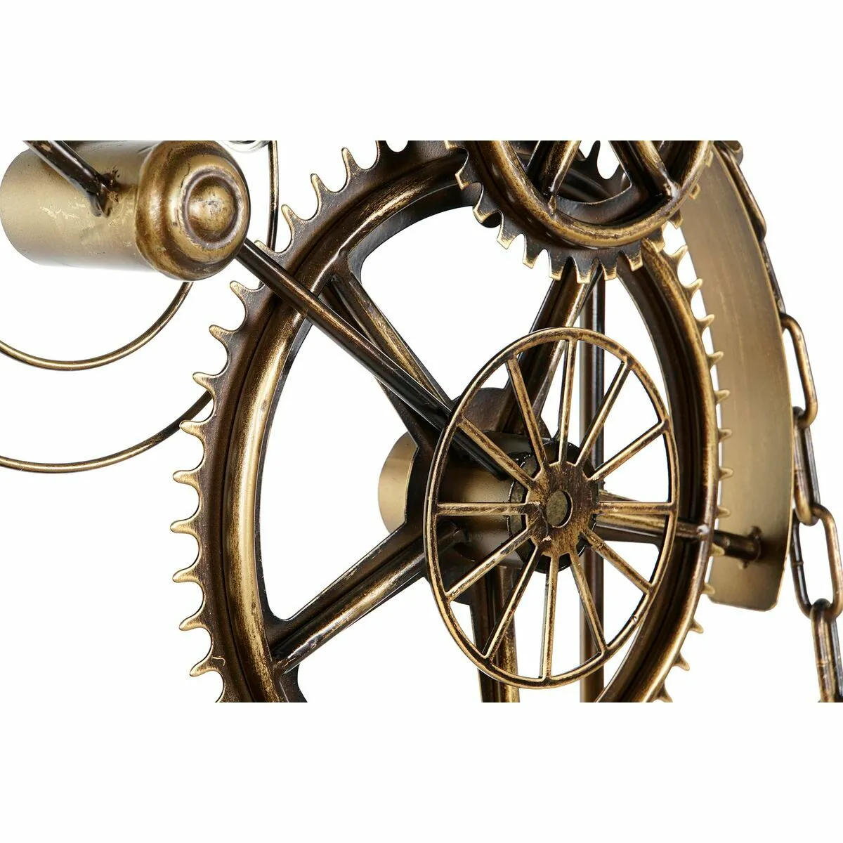 DKD Home Decor Horloge Murale Engrenage