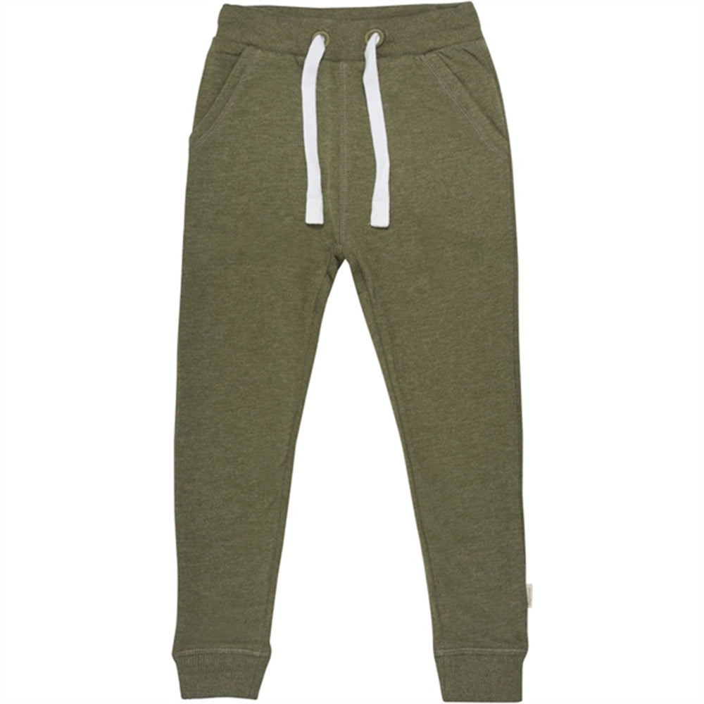 Køb Minymo Dark Olive Sweatpants Basis 36 2-pak NOOS
