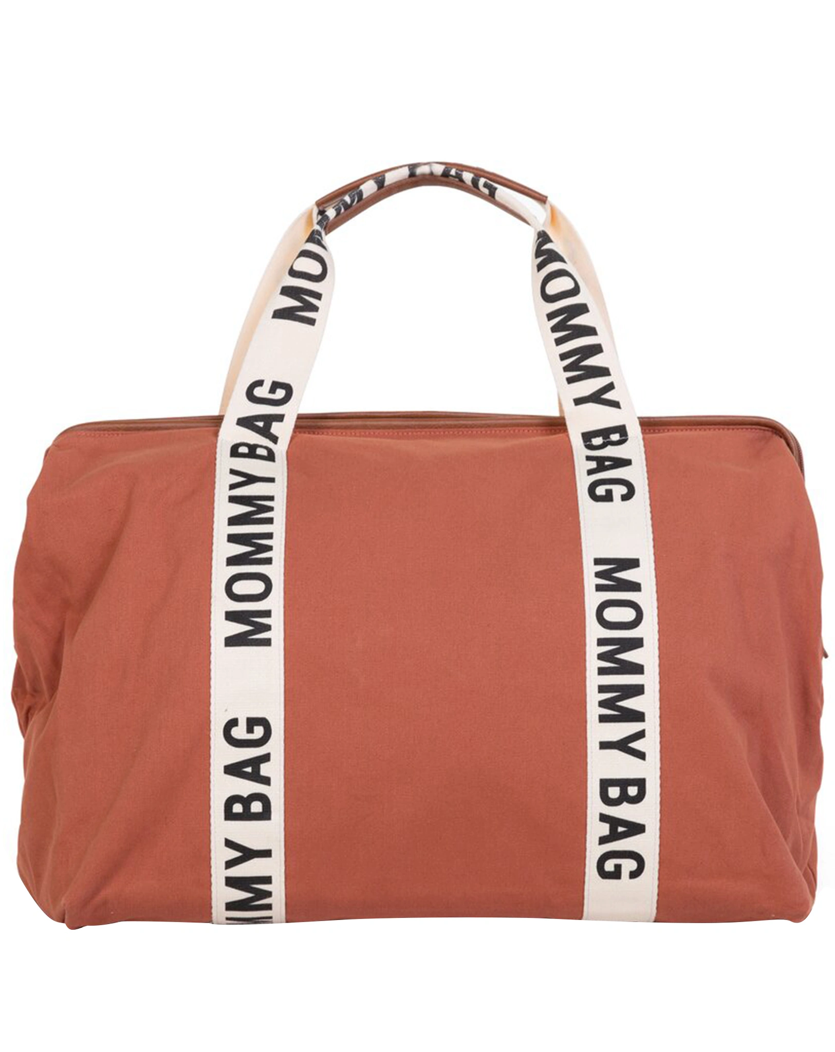 Canvas-Wickeltasche MOMMY BAG SIG (55x35x40) in terracotta