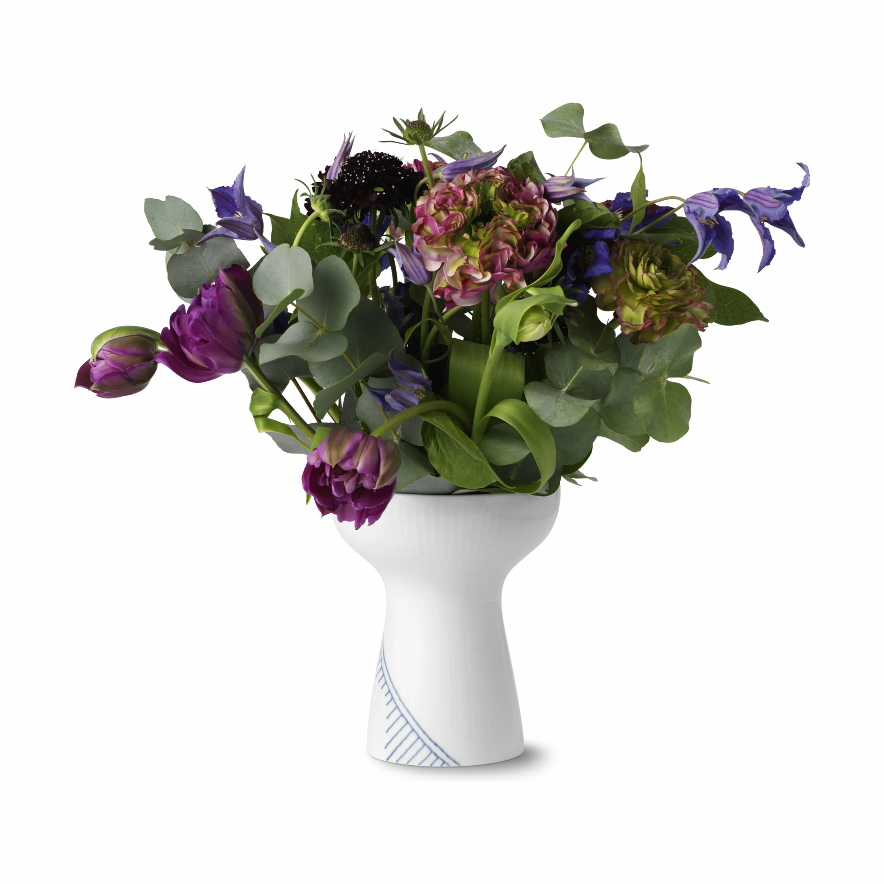 Royal Copenhagen Blå Mega Riflet Vase