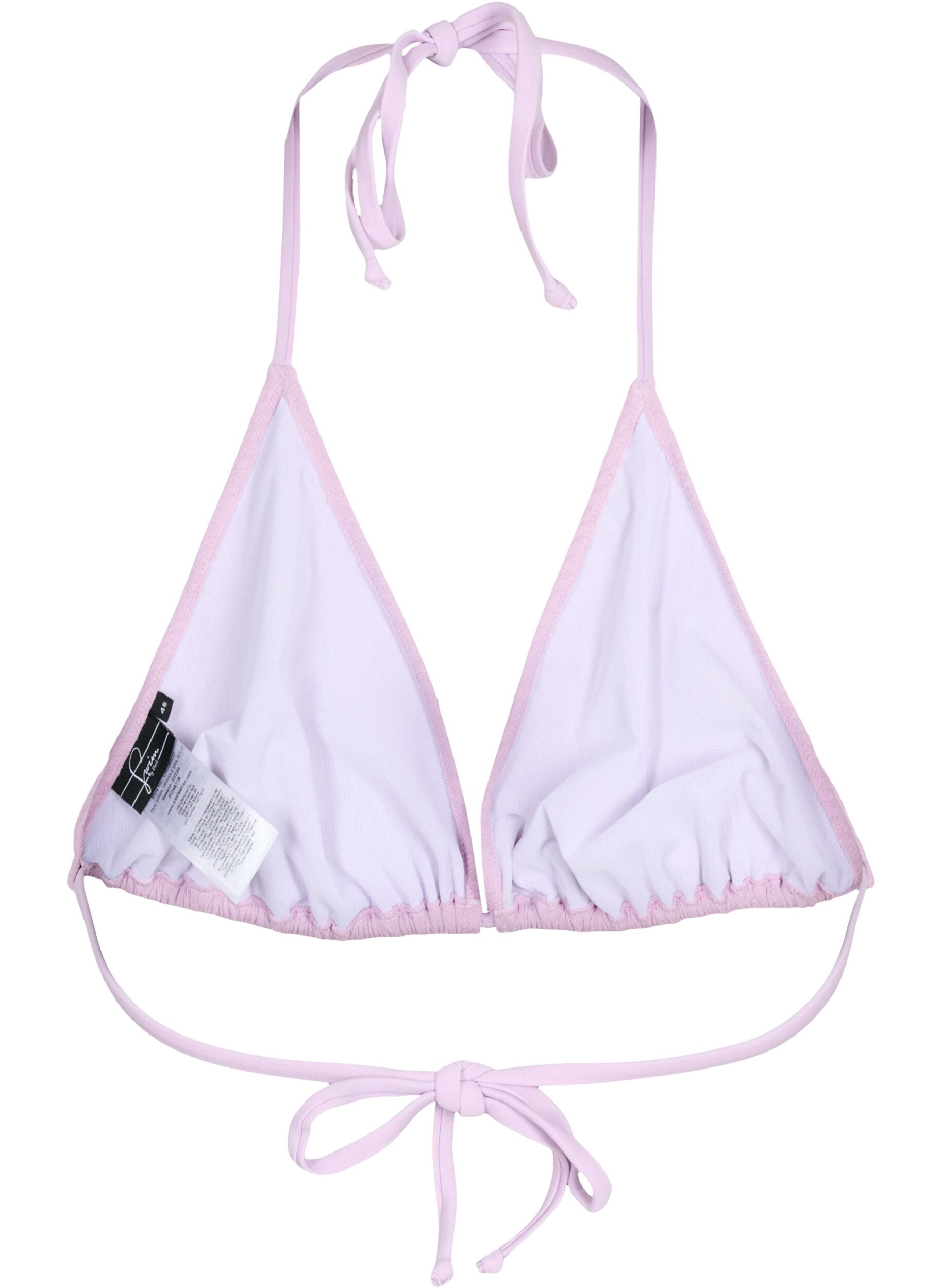 Trekants bikini bh med crepe struktur