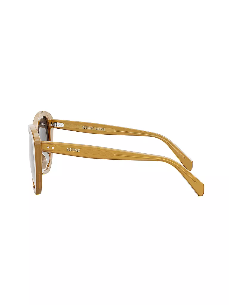 CELINE CELINE Thin gelbe Butterfly Sonnenbrille beige