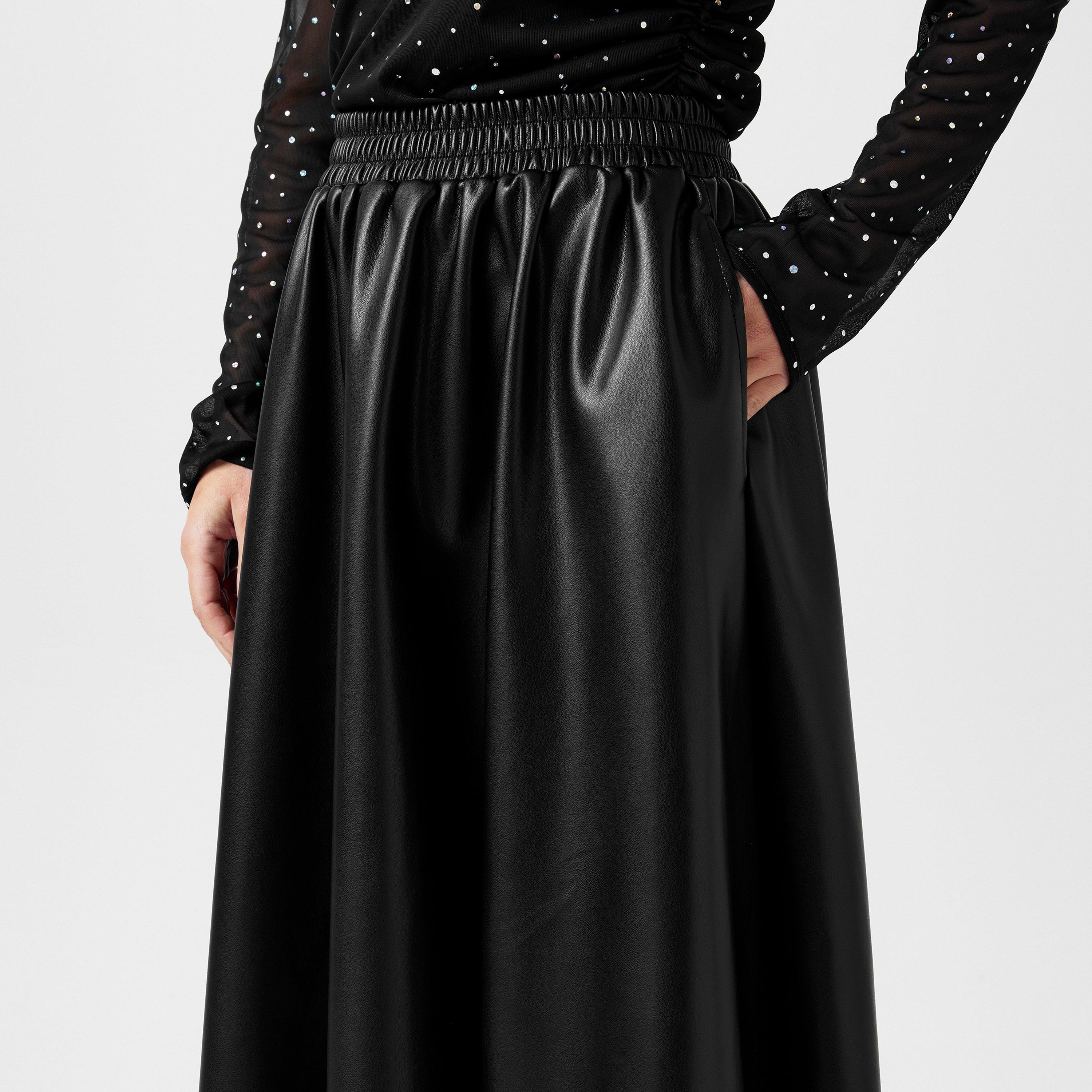 Biba PU Full Skirt
