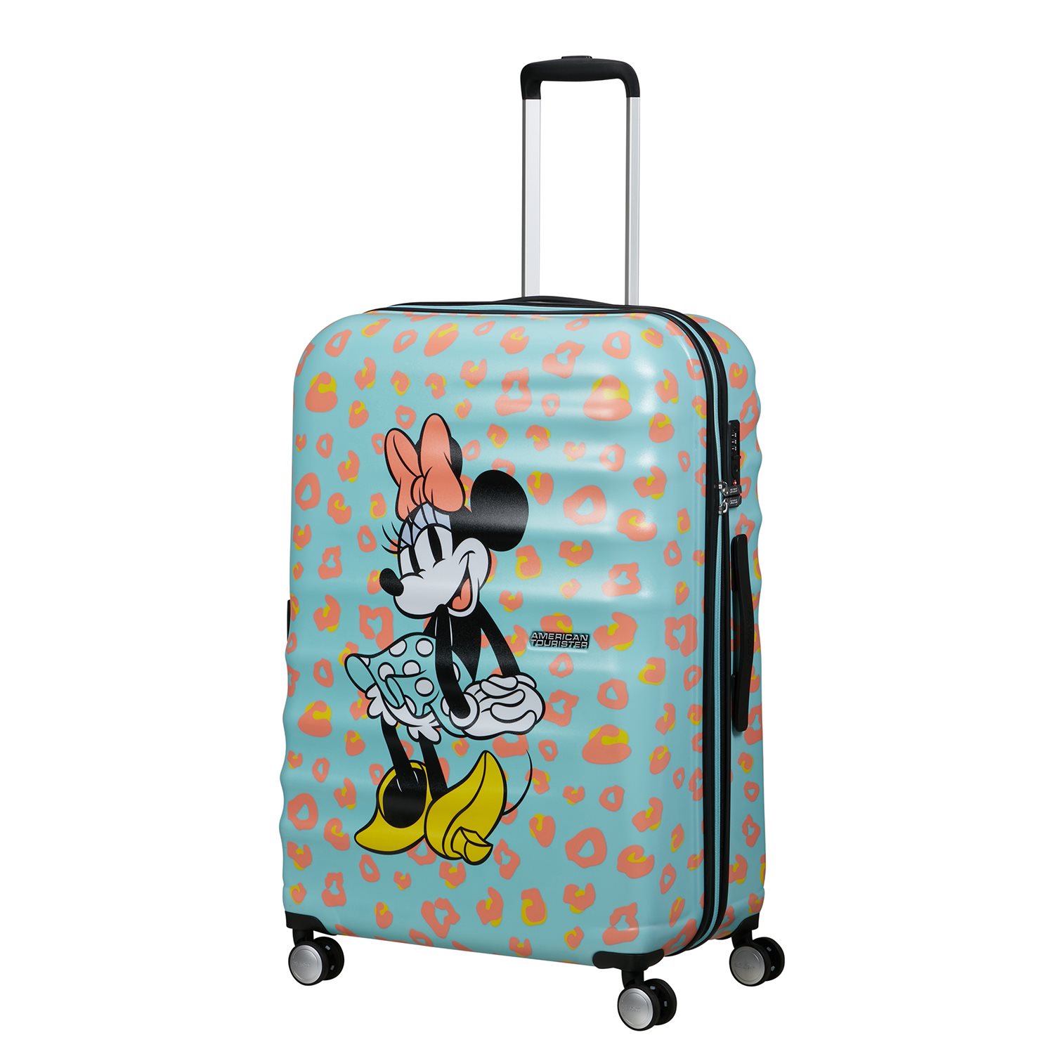 American Tourister Wavebreaker Disney Spinner 77/28 TSA minnie pastel dots