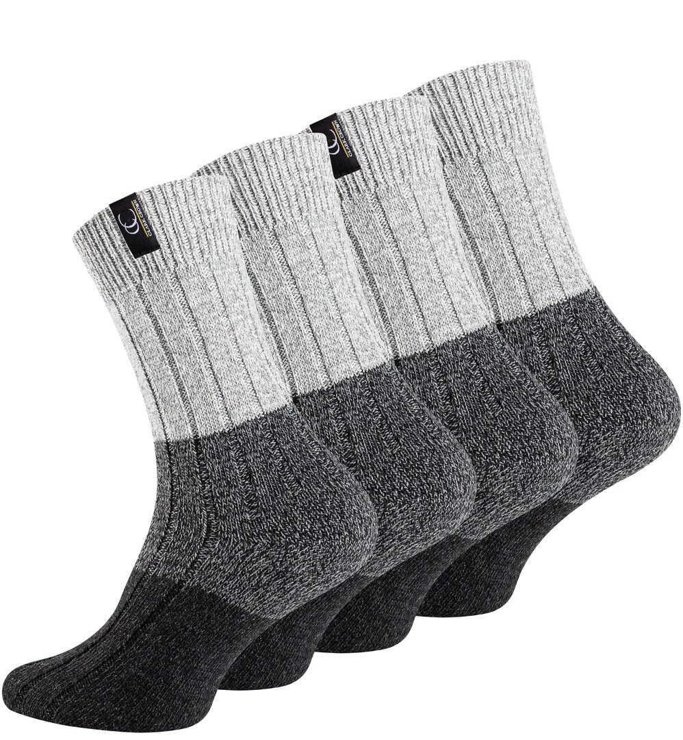 Clark Crown® Norweger Wollsocken 4 Paar