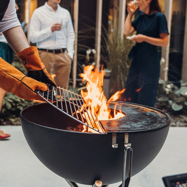 höfats - Bowl 70 Plancha-Grillset, Dreibein, hoch