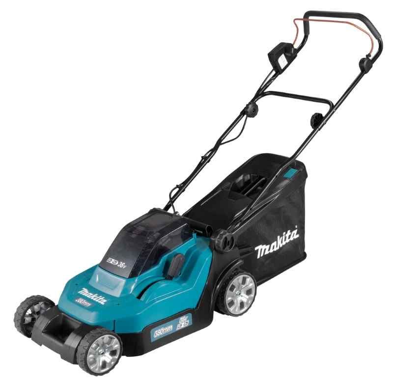 Makita DLM382CM2 2x18V Li-ion accu grasmaaier set (2x 4,0Ah) - 38cm