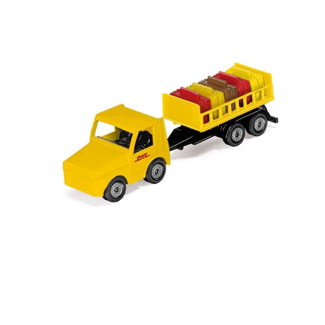 Siku Super 1702 - DHL Frachtflugzeug mit Zubehör