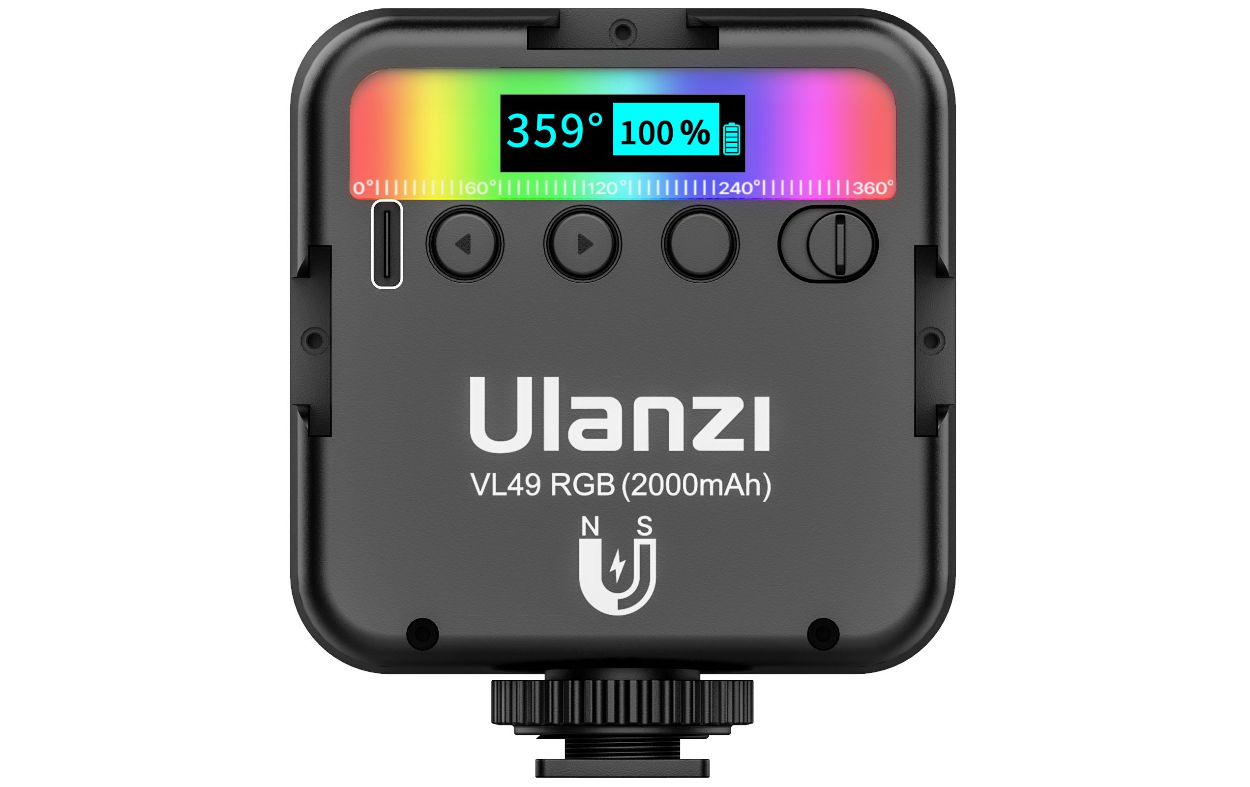 Videoleuchte VL49 RGBKompaktes Mini-Licht mit Spezialeffekten